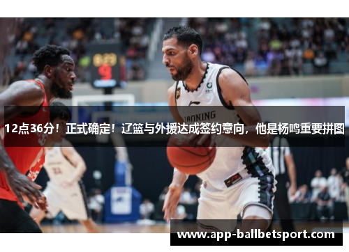12点36分！正式确定！辽篮与外援达成签约意向，他是杨鸣重要拼图